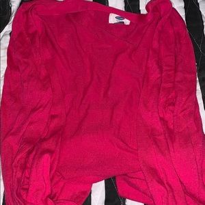 Pink cardigan